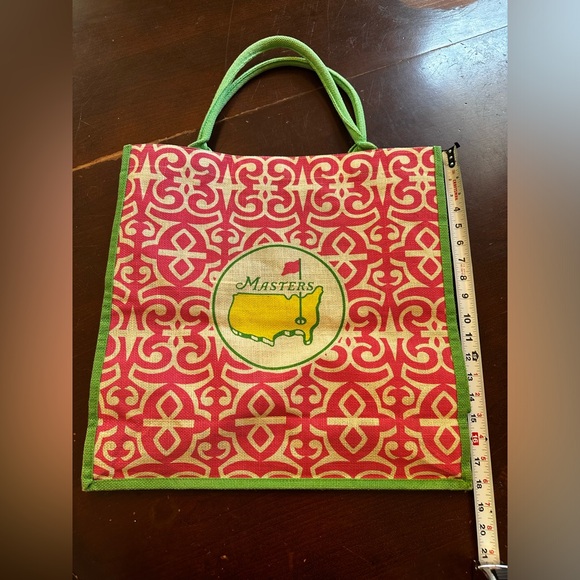 NEW 2017 MASTERS Golf JUTE BAG (18.25" x 18.5")  from AUGUSTA NATIONAL - Picture 4 of 5